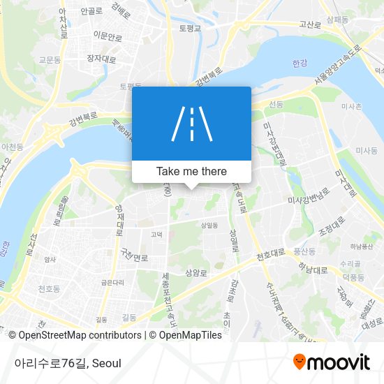 아리수로76길 map