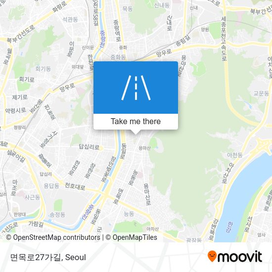 면목로27가길 map