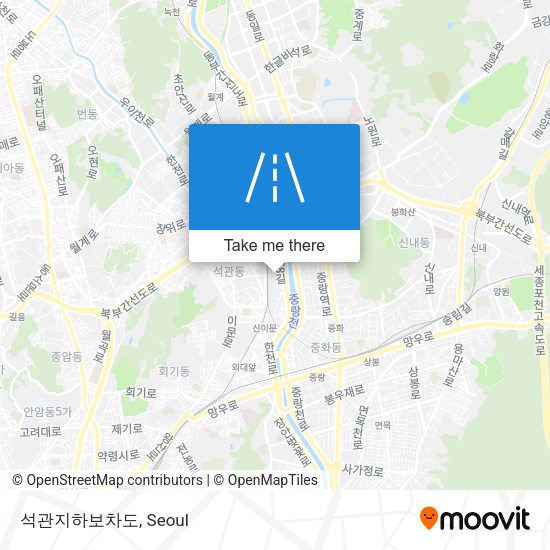 석관지하보차도 map