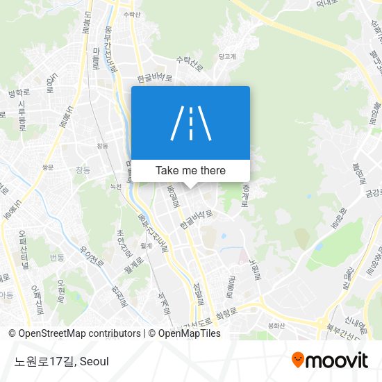 노원로17길 map