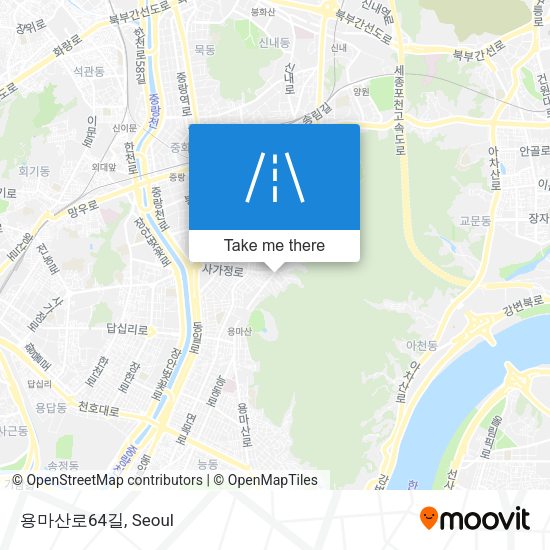 용마산로64길 map