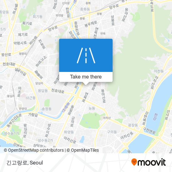 긴고랑로 map