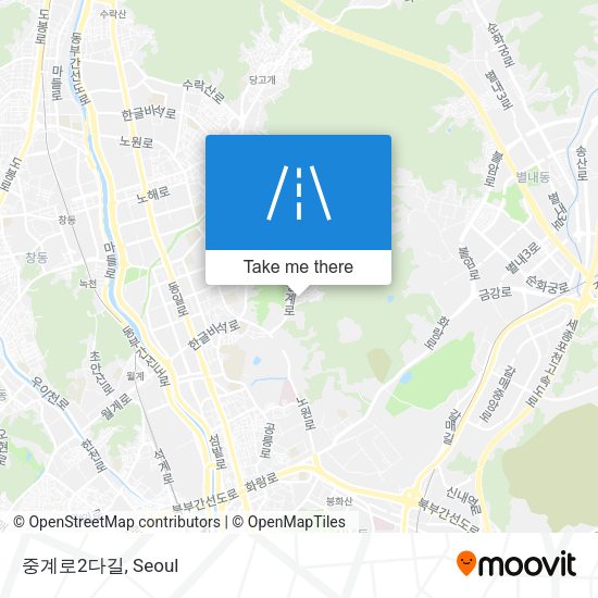중계로2다길 map