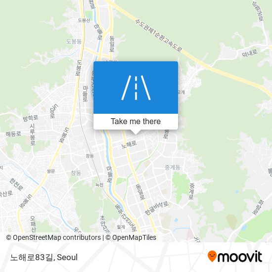 노해로83길 map