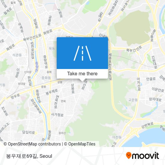 봉우재로69길 map