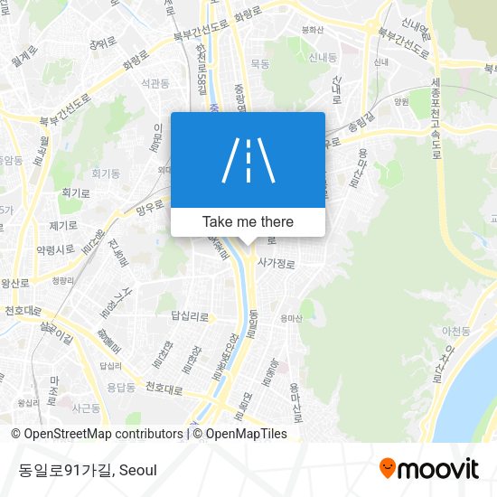동일로91가길 map