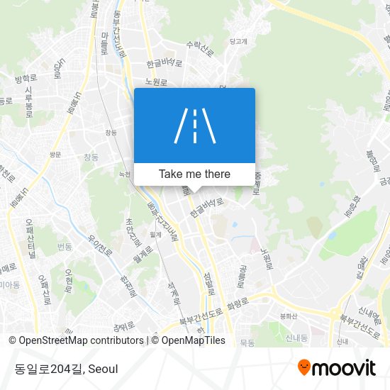 동일로204길 map