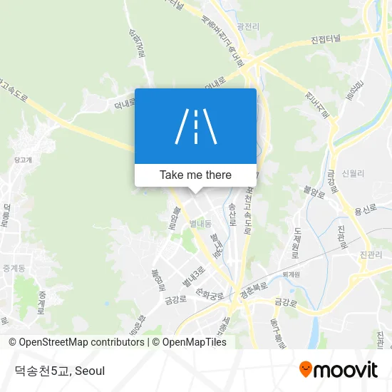덕송천5교 map