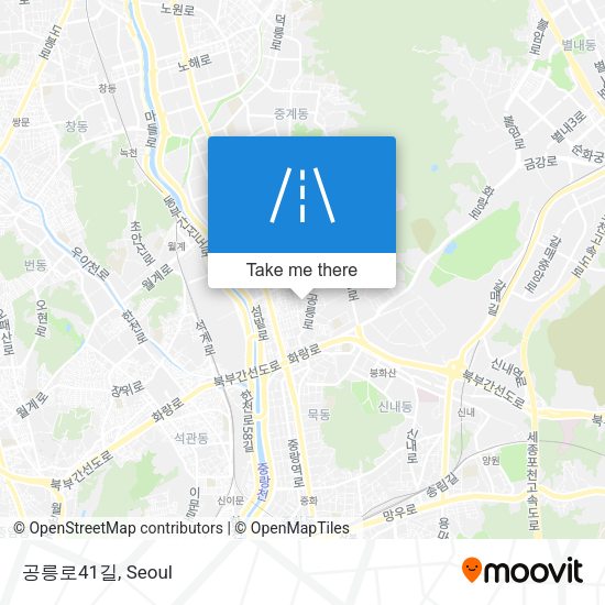 공릉로41길 map