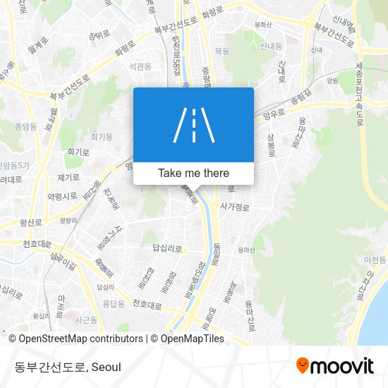 동부간선도로 map