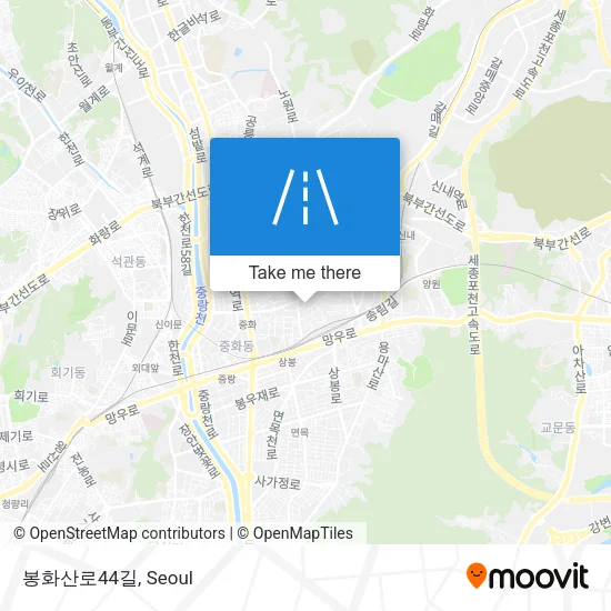 봉화산로44길 map