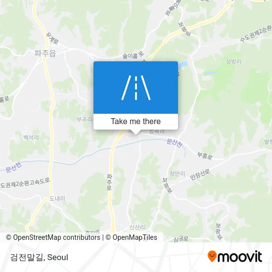 검전말길 map