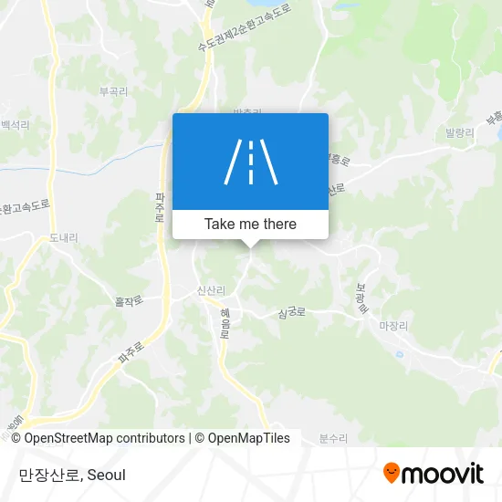 만장산로 map