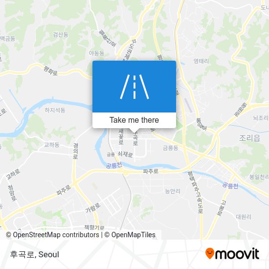 후곡로 map