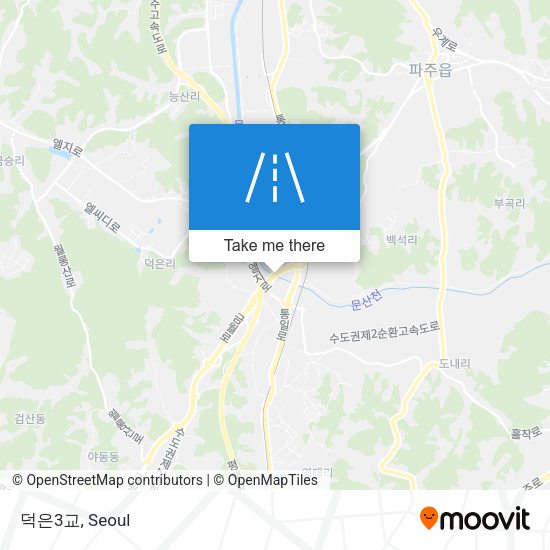 덕은3교 map
