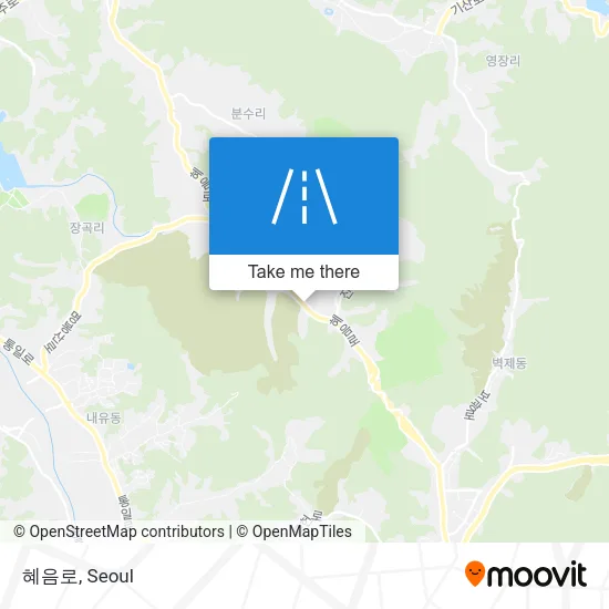 혜음로 map