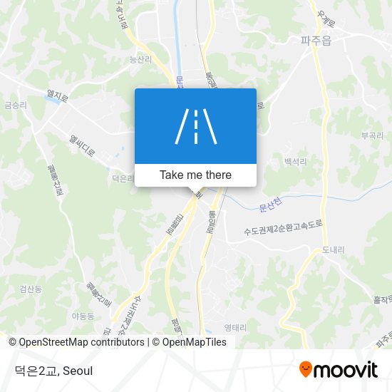 덕은2교 map