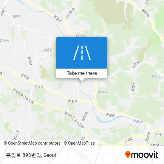 통일로 893번길 map
