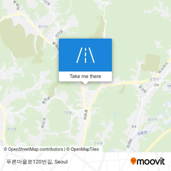 푸른마을로120번길 map