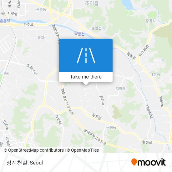 장진천길 map