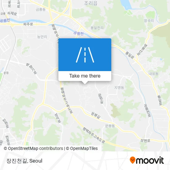 장진천길 map