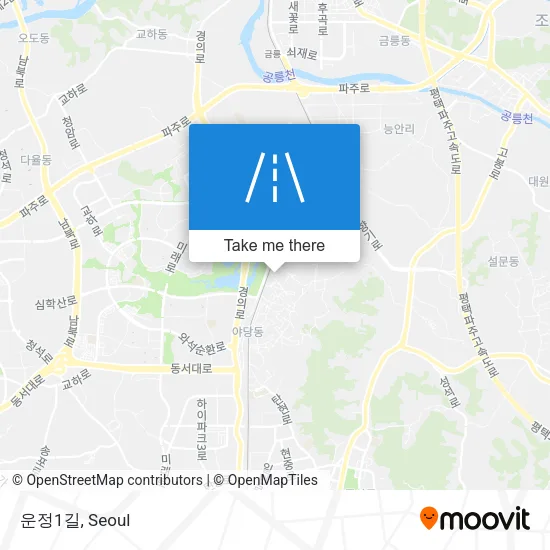 운정1길 map