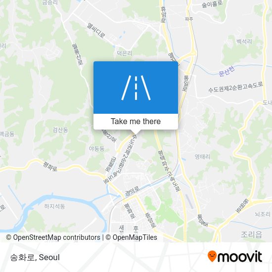 송화로 map
