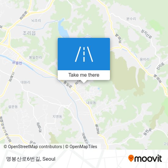 명봉산로6번길 map