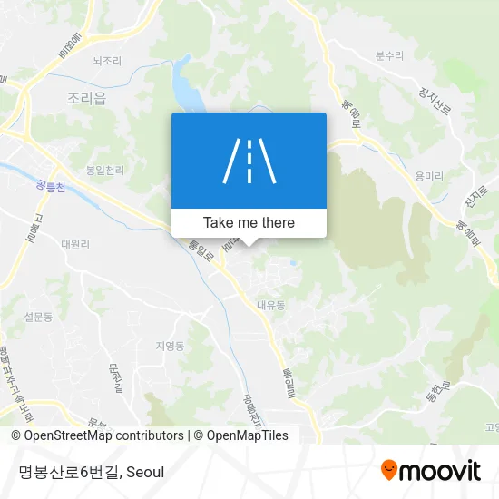 명봉산로6번길 map
