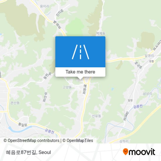 혜음로87번길 map