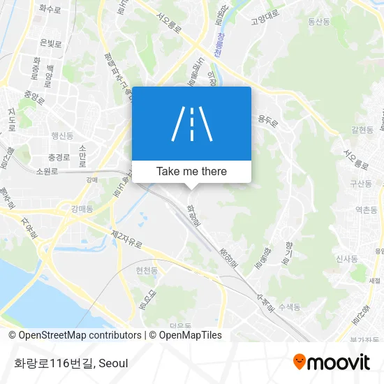 화랑로116번길 map