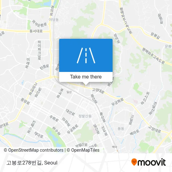 고봉로278번길 map