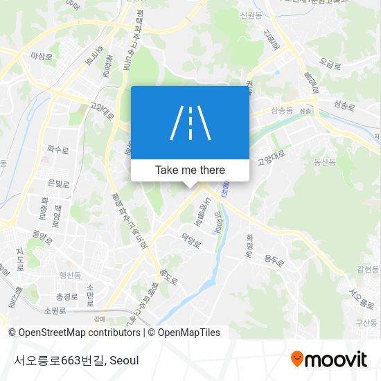 서오릉로663번길 map