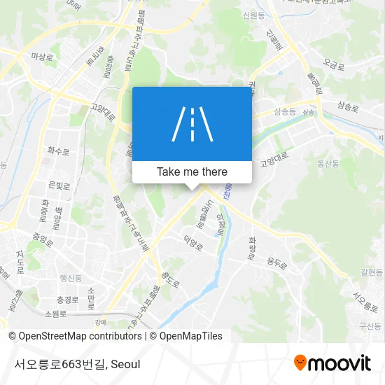 서오릉로663번길 map