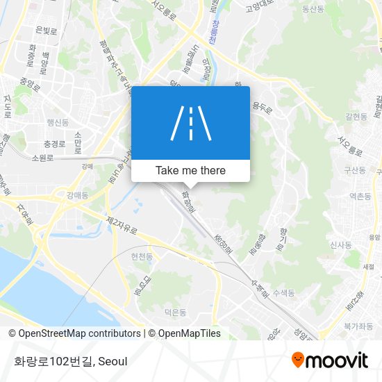 화랑로102번길 map