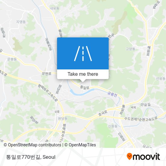 통일로770번길 map