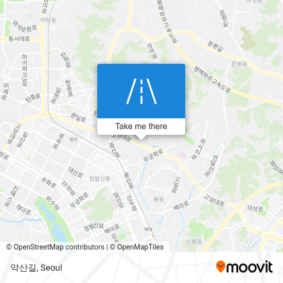 약산길 map