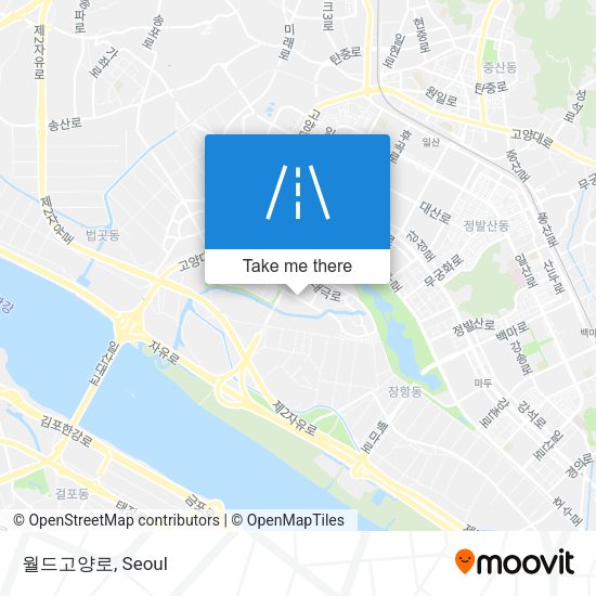 월드고양로 map