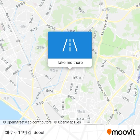 화수로14번길 map