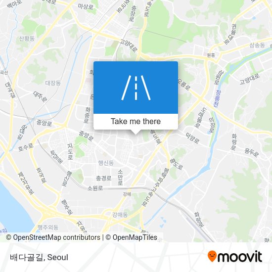 배다골길 map