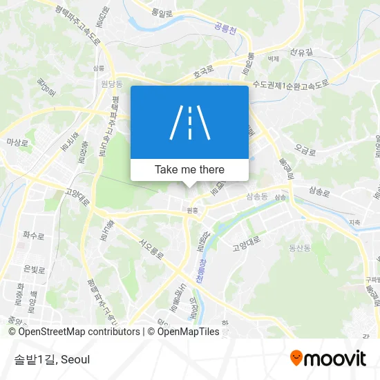 솔밭1길 map