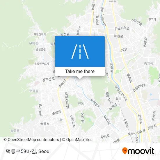 덕릉로59바길 map