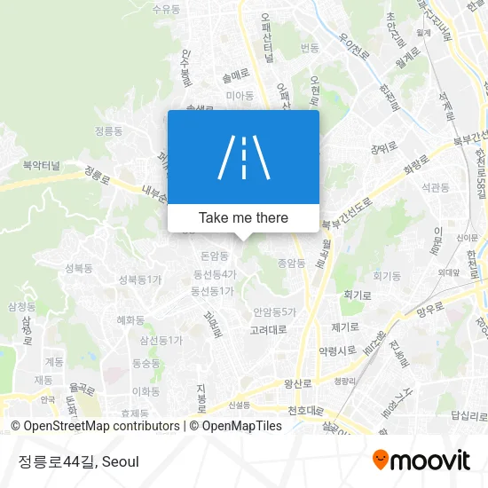 정릉로44길 map
