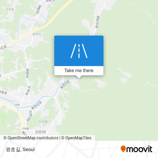 원효길 map