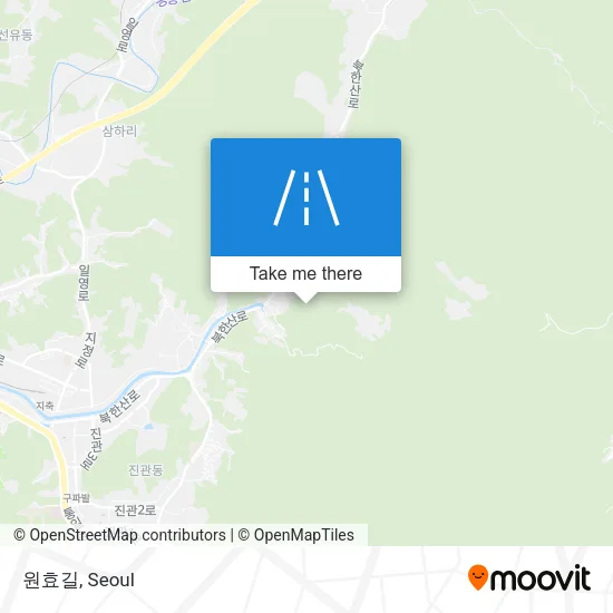 원효길 map