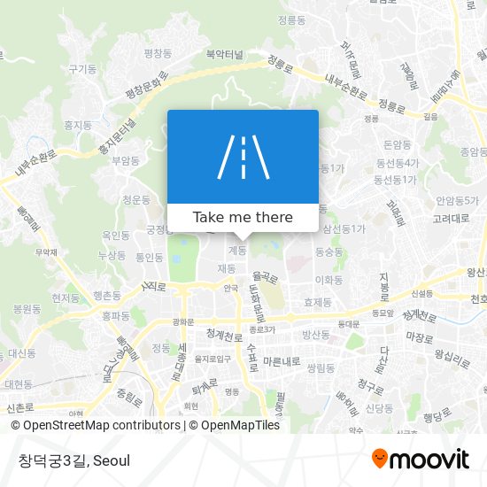 창덕궁3길 map