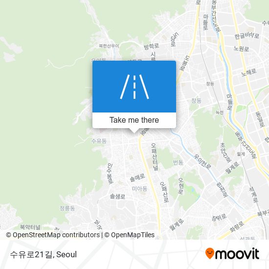 수유로21길 map