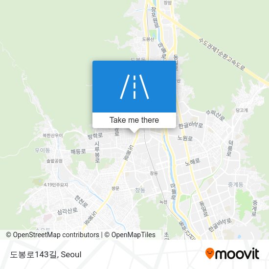 도봉로143길 map