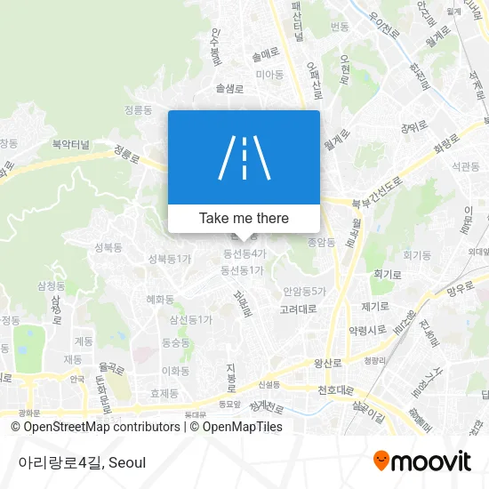 아리랑로4길 map