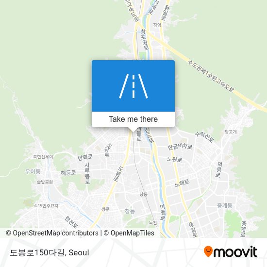 도봉로150다길 map
